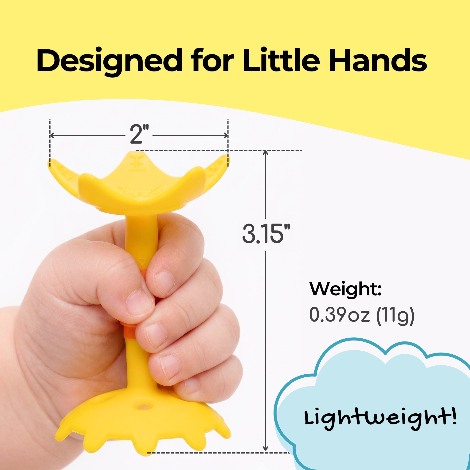 EZ Grip Star Teether / Oral Sensory Developmental Toy - innobaby