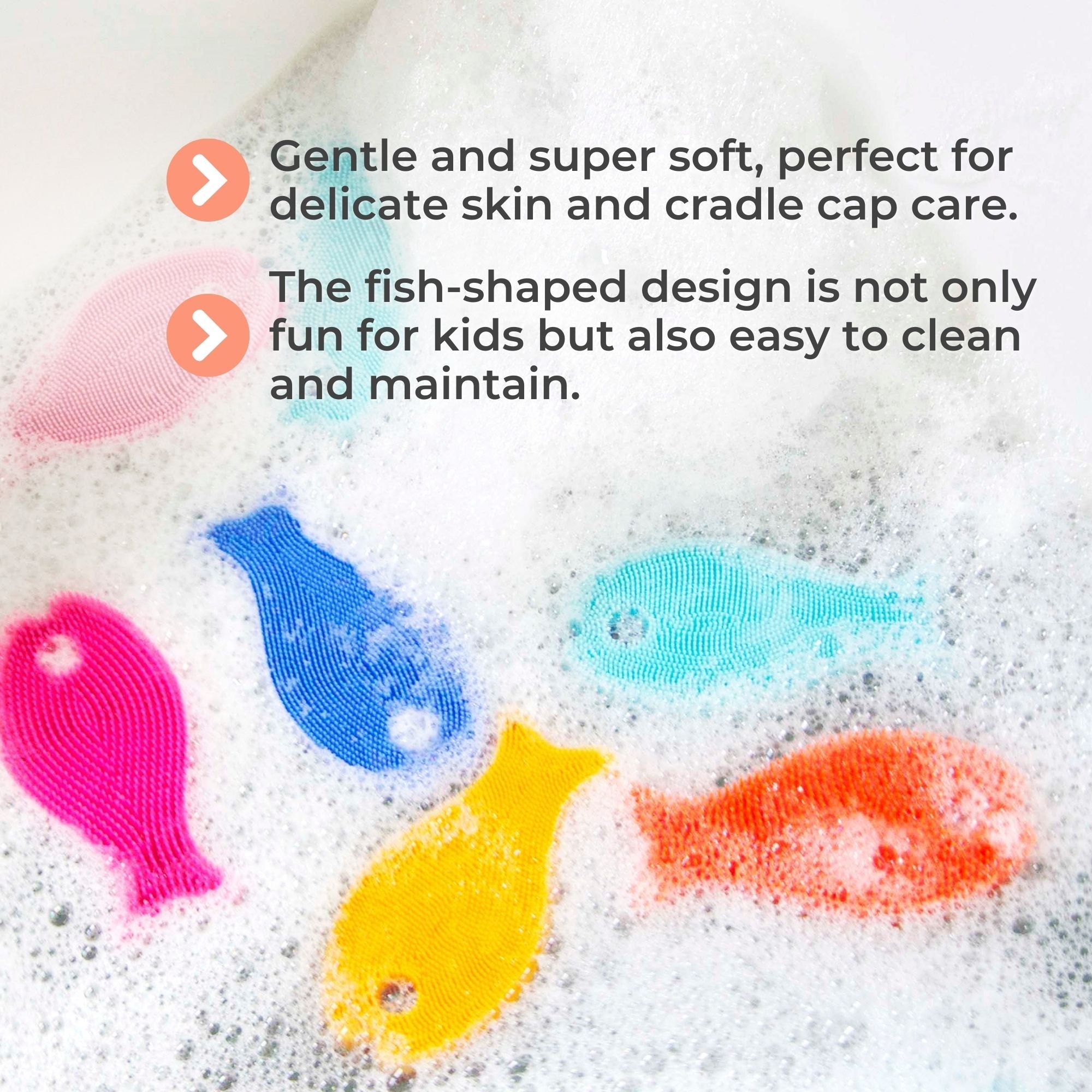 Innobaby Silicone Fish Bath Scrub - innobaby
