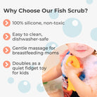 Innobaby Silicone Fish Bath Scrub - innobaby