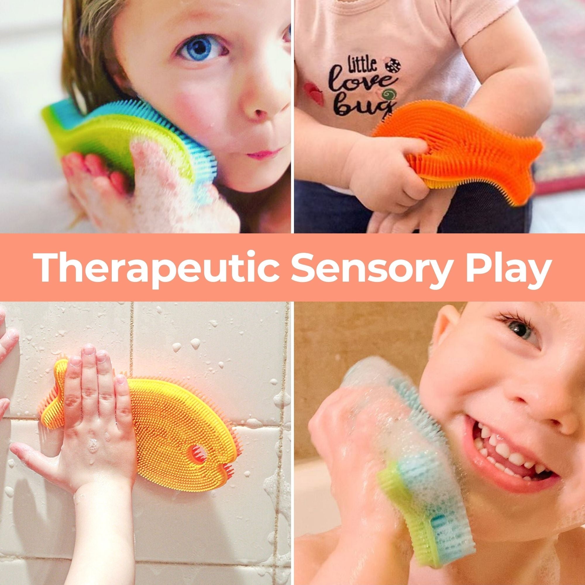 all-groups Innobaby Silicone Fish Bath Scrub - innobaby