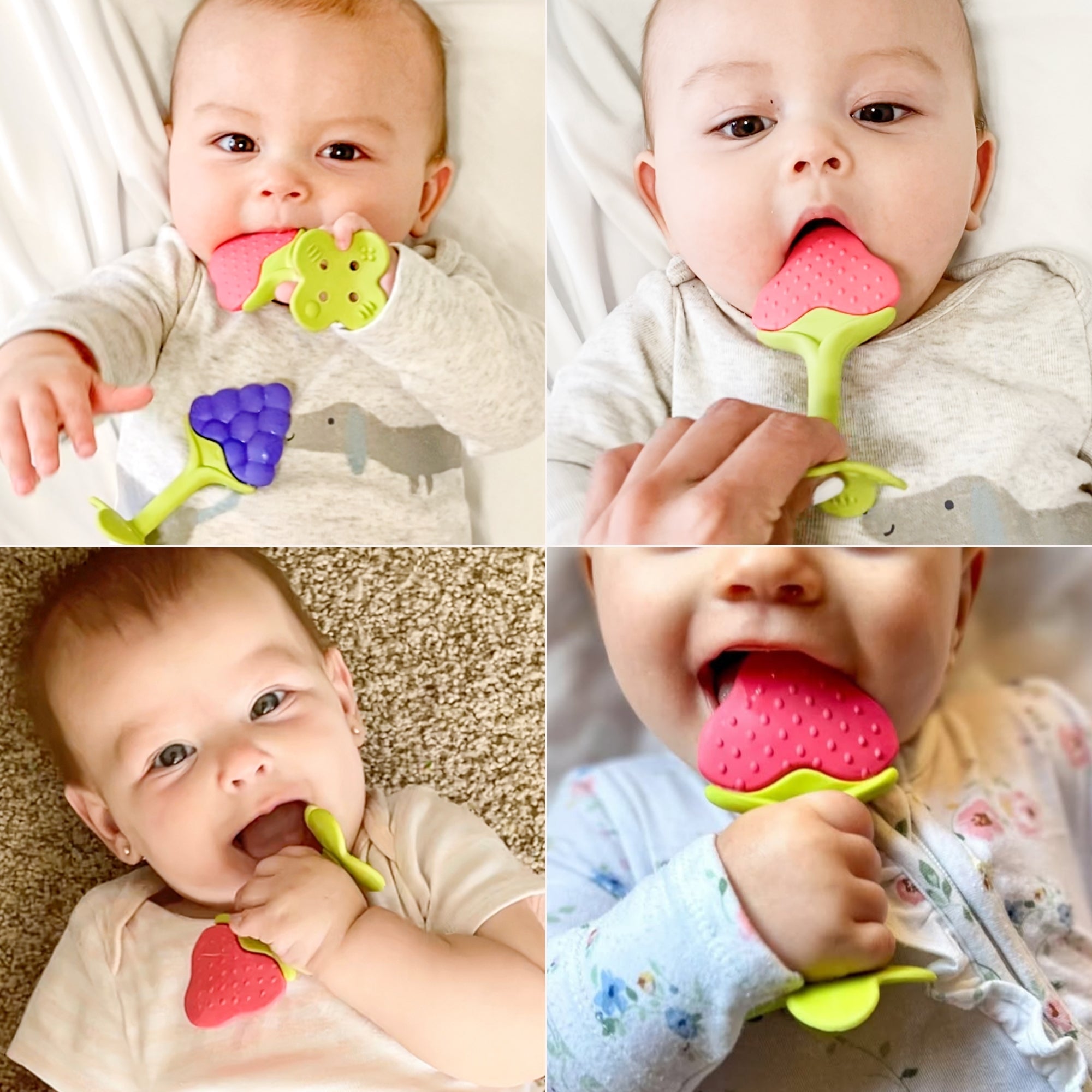 Innobaby Teethin SMART EZ Grip Fruit Teether - innobaby