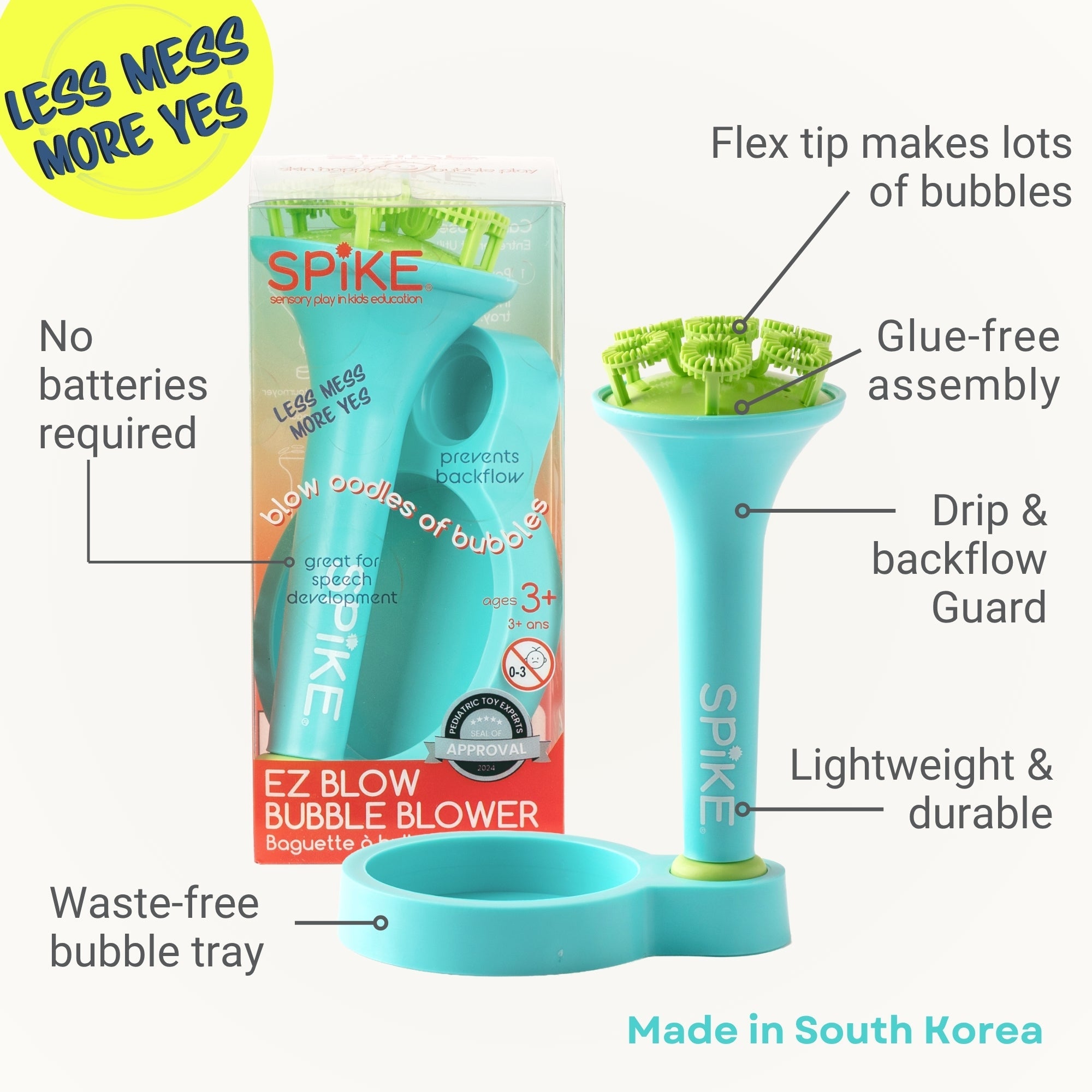 (New) Bubble Blower Wand & Dipping Tray Set - innobaby