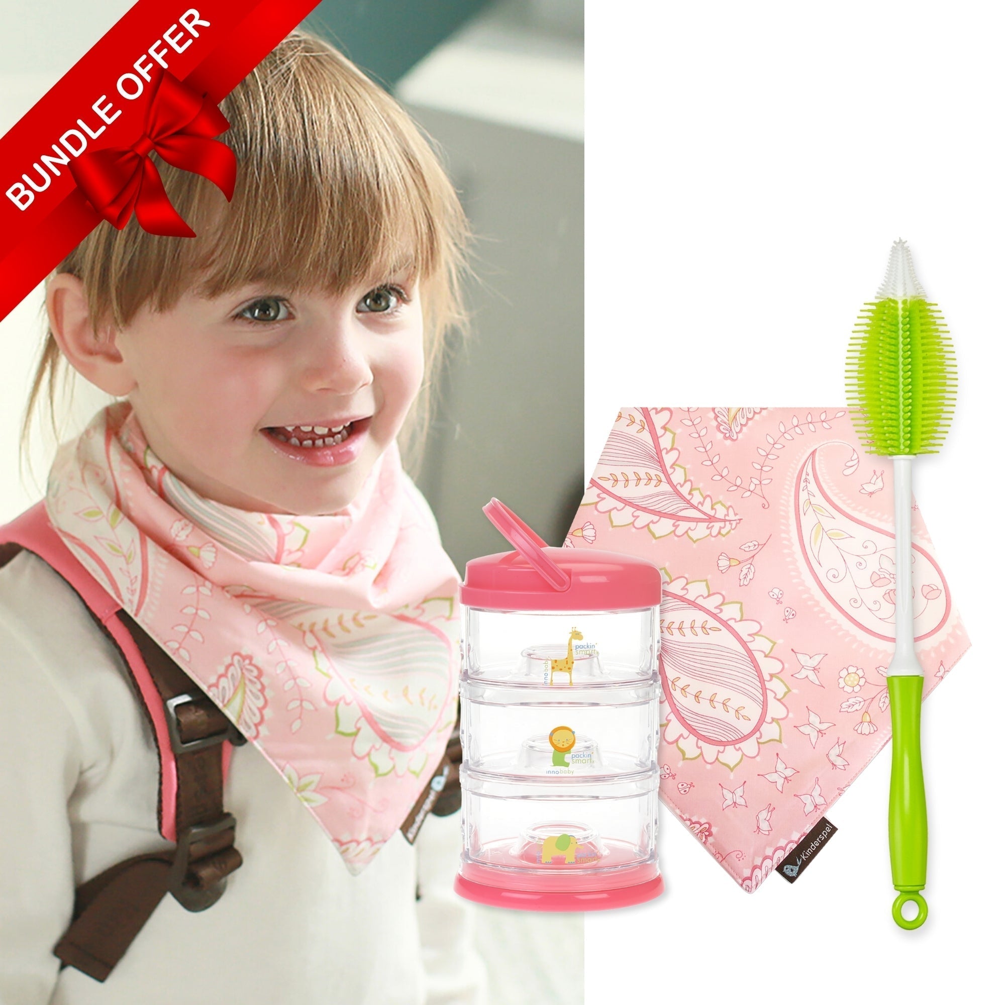 🎁 On - the - Go Baby Essentials Bundle – Stack, Soothe & Stay Clean (100% off) - innobaby