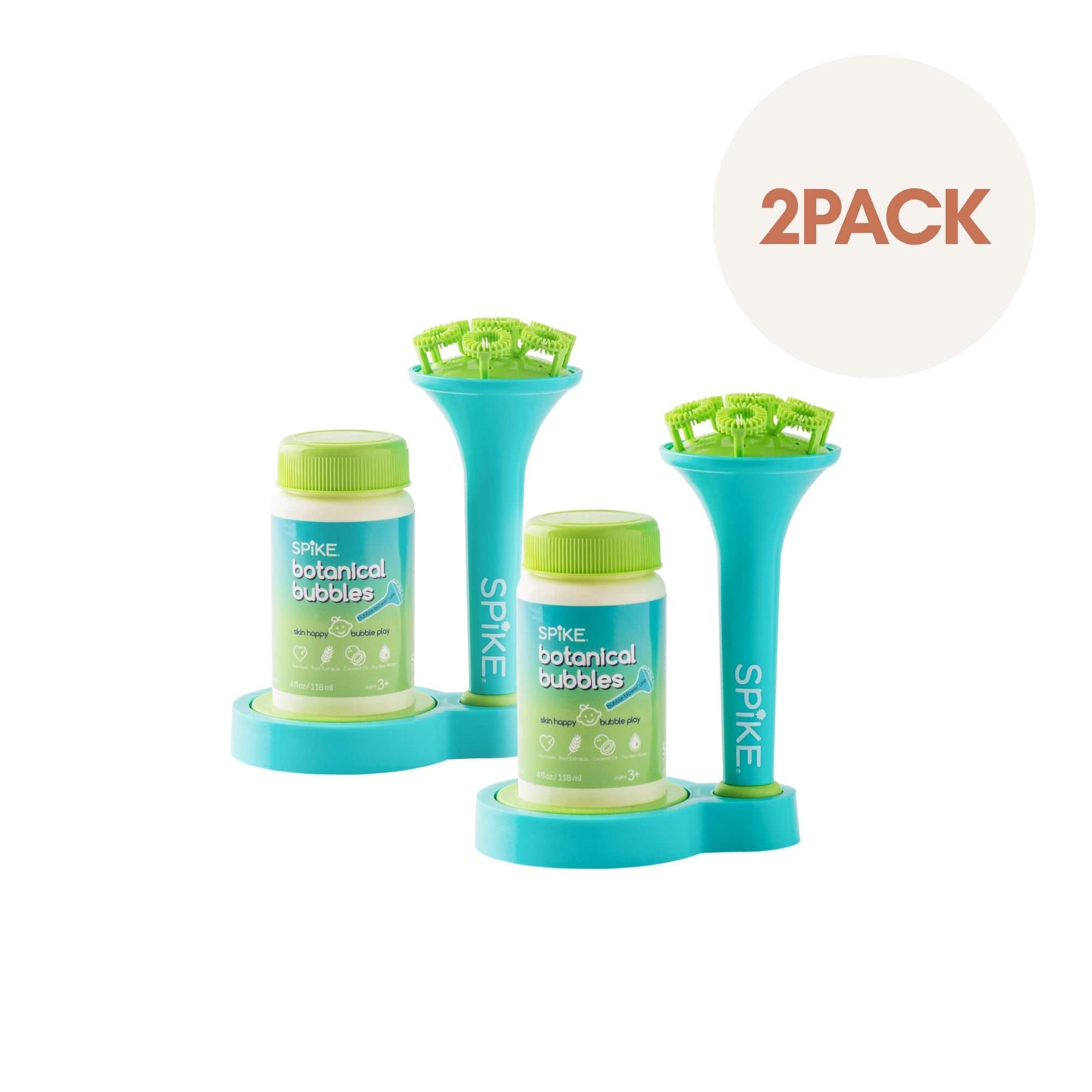 Sensory Bubble Play Skin Happy Botanical Bubbles & Blower Set - innobaby