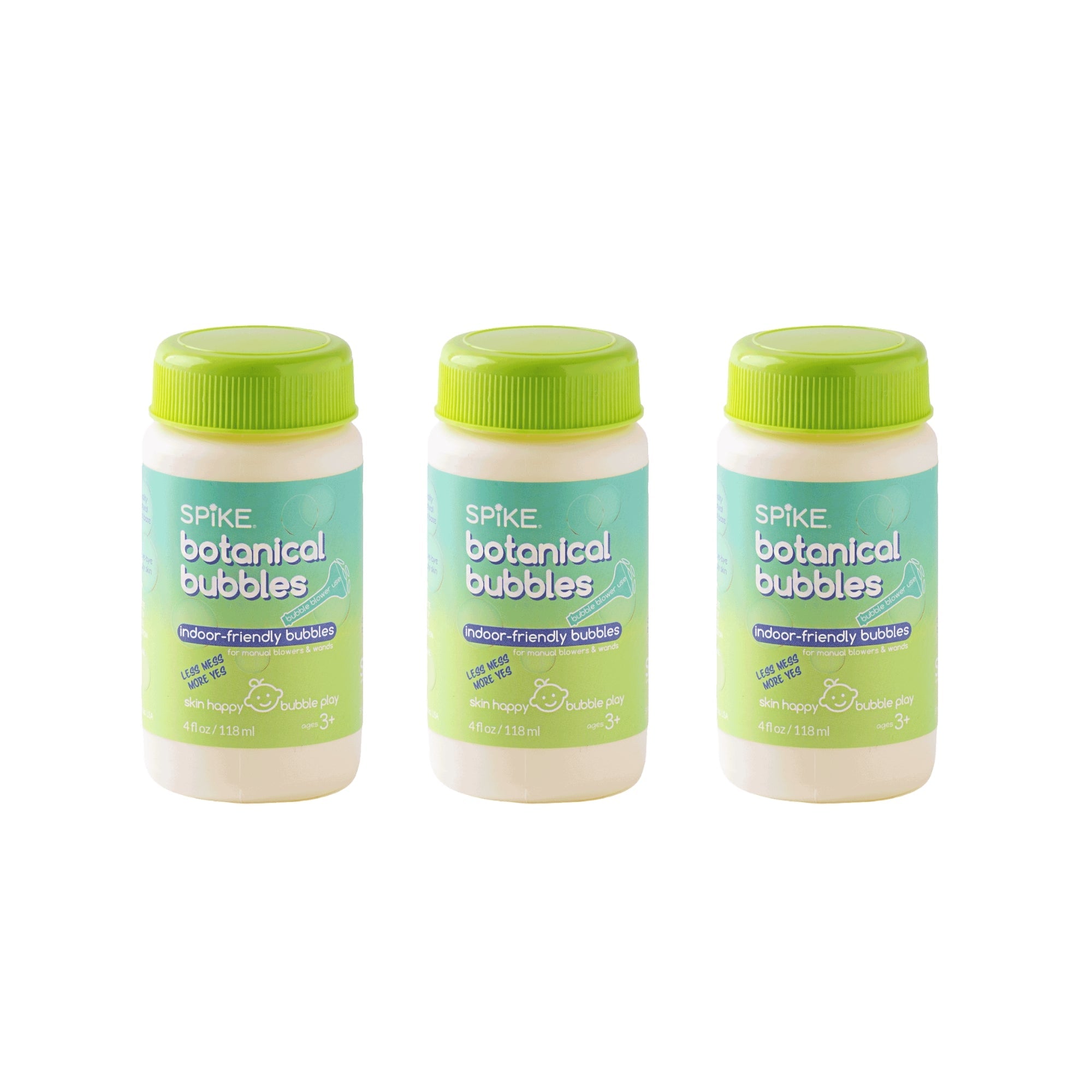 Spike Botanical Bubbles 4 fl oz Refill for Bubble Blower Use - innobaby