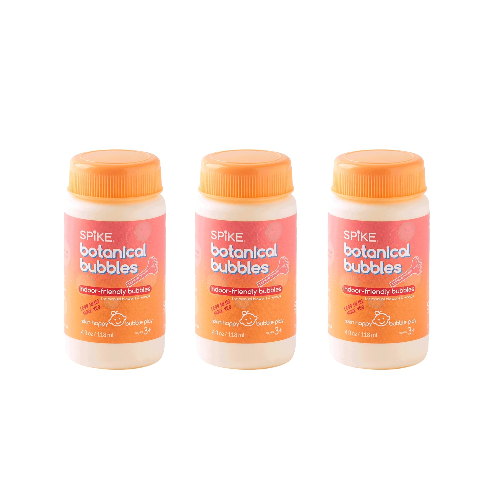 Spike Botanical Bubbles 4 fl oz Refill for Bubble Blower Use - innobaby