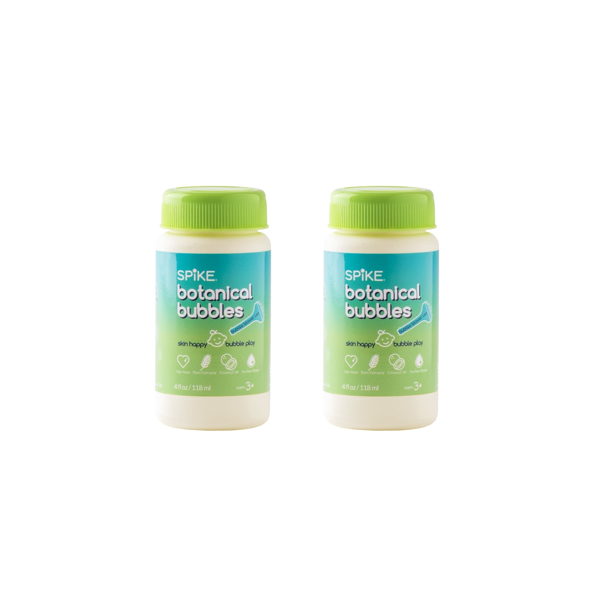 Spike Botanical Bubbles 4 fl oz Refill for Bubble Blower Use - innobaby