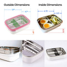 Stainless Divided Snackbox / 11 oz - innobaby