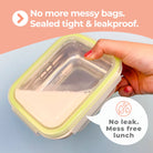 Stainless Divided Snackbox / 11 oz - innobaby