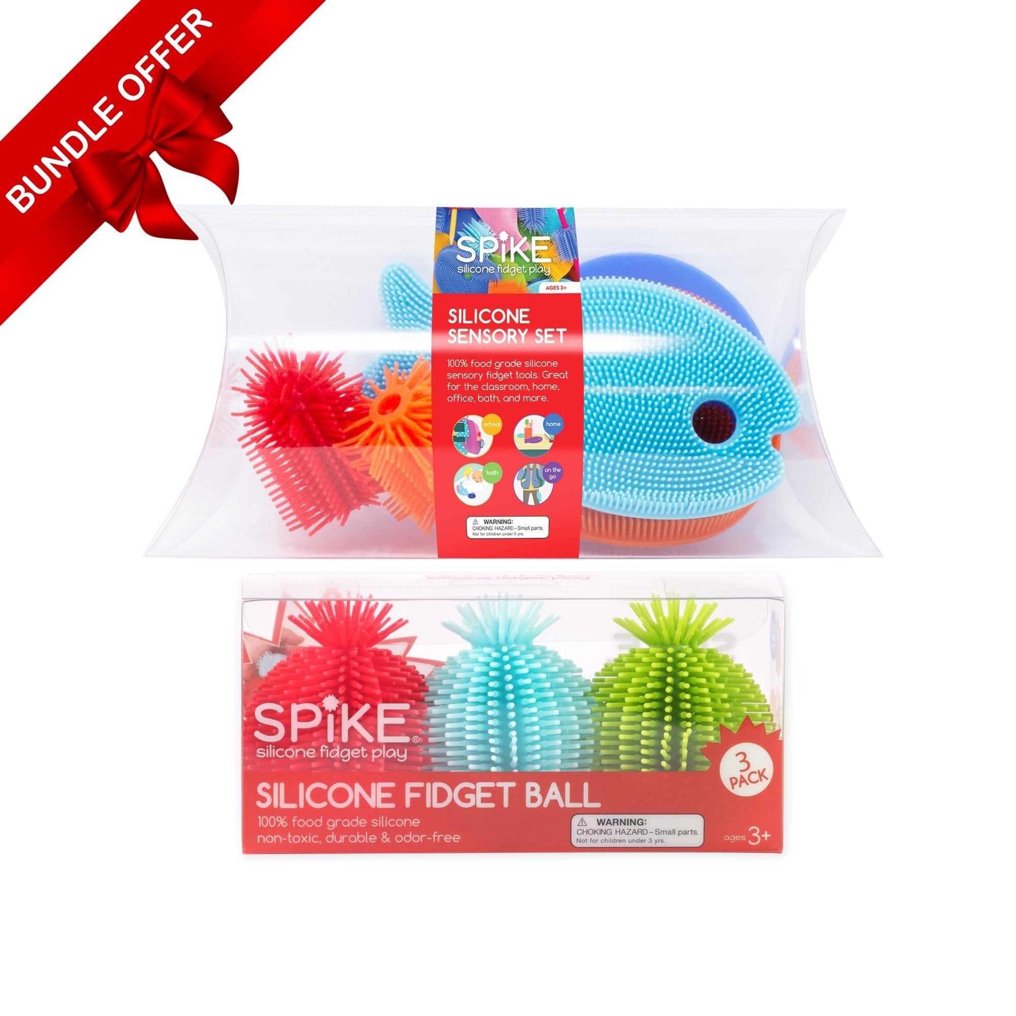 Therapy - Ready Sensory Fidget Set – Spike Balls & Silicone Tools - innobaby