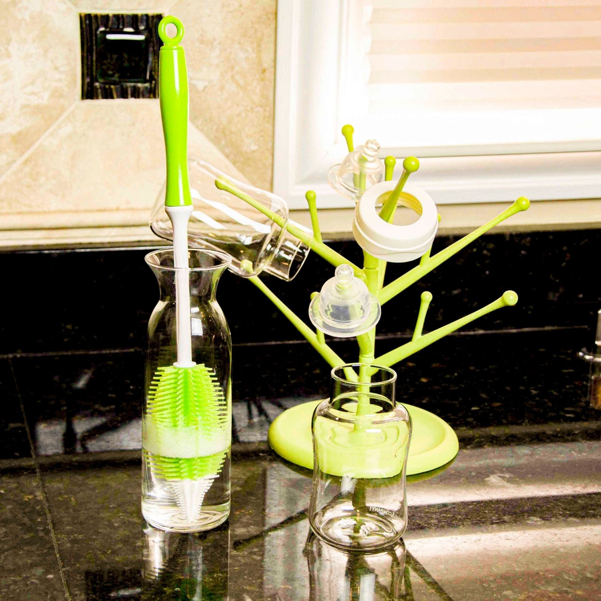 2-in-1 Silicone Bottle Brush - innobaby