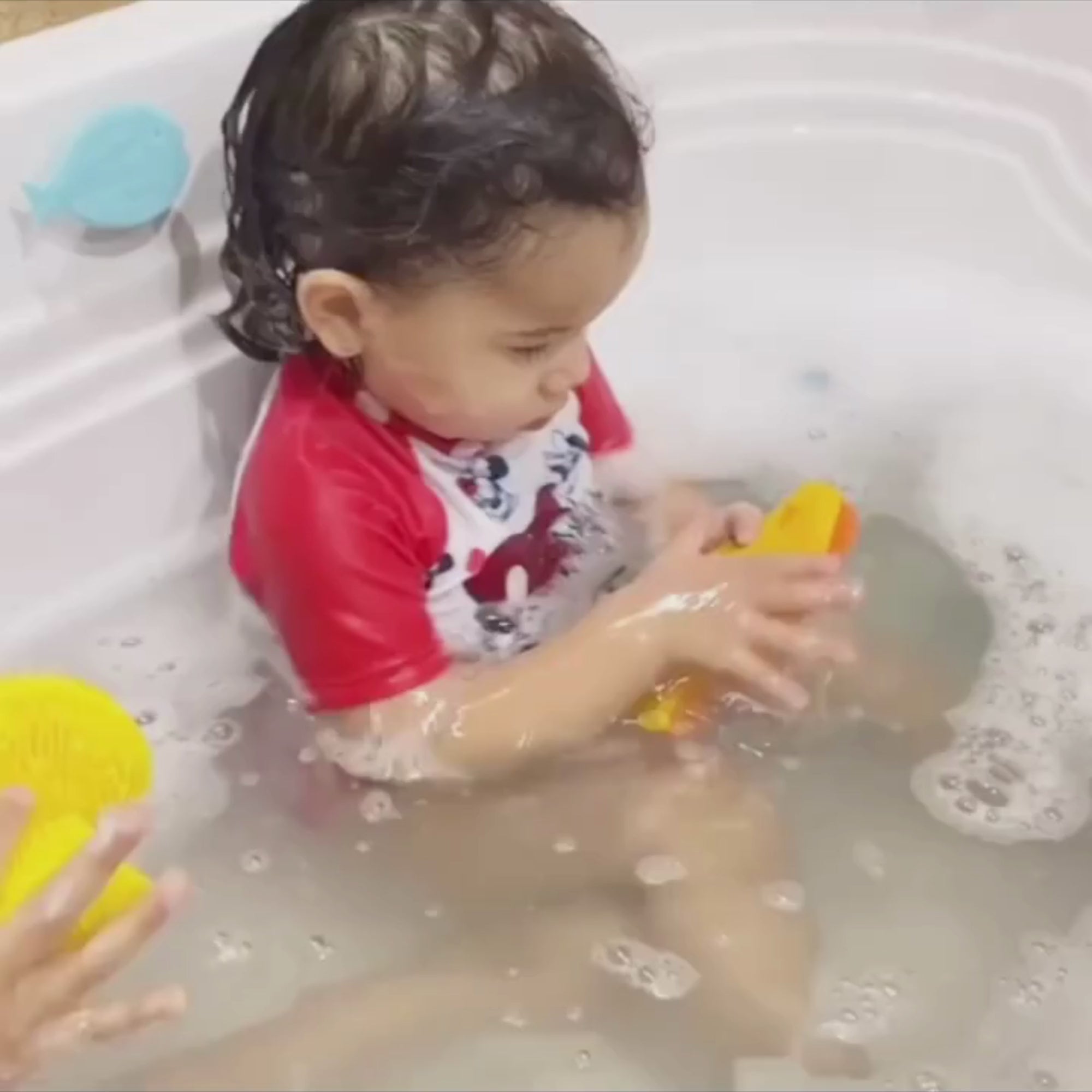 Silicone Fish Bath Scrub