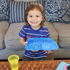 Stainless Divided Platter with Sectional Lid