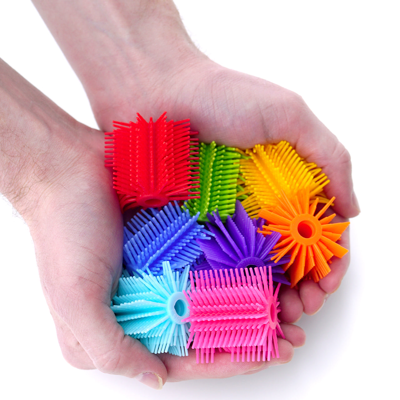 Spike Silicone Fidget Tactile Pencil GRIPPER / Party Pack 24 Assorted Colors