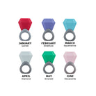 Teethin' Smart Birthstone Ring Teether