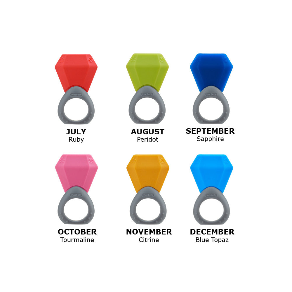 Teethin' Smart Birthstone Ring Teether