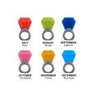 Teethin' Smart Birthstone Ring Teether
