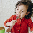 Din Din SMART All Stainless Spoon & Fork Set (Case Included) - innobaby