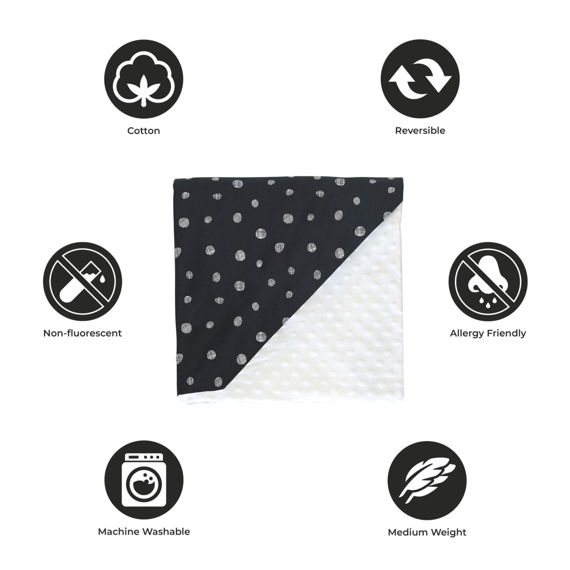 Cotton Embossed Minky Blanket - innobaby