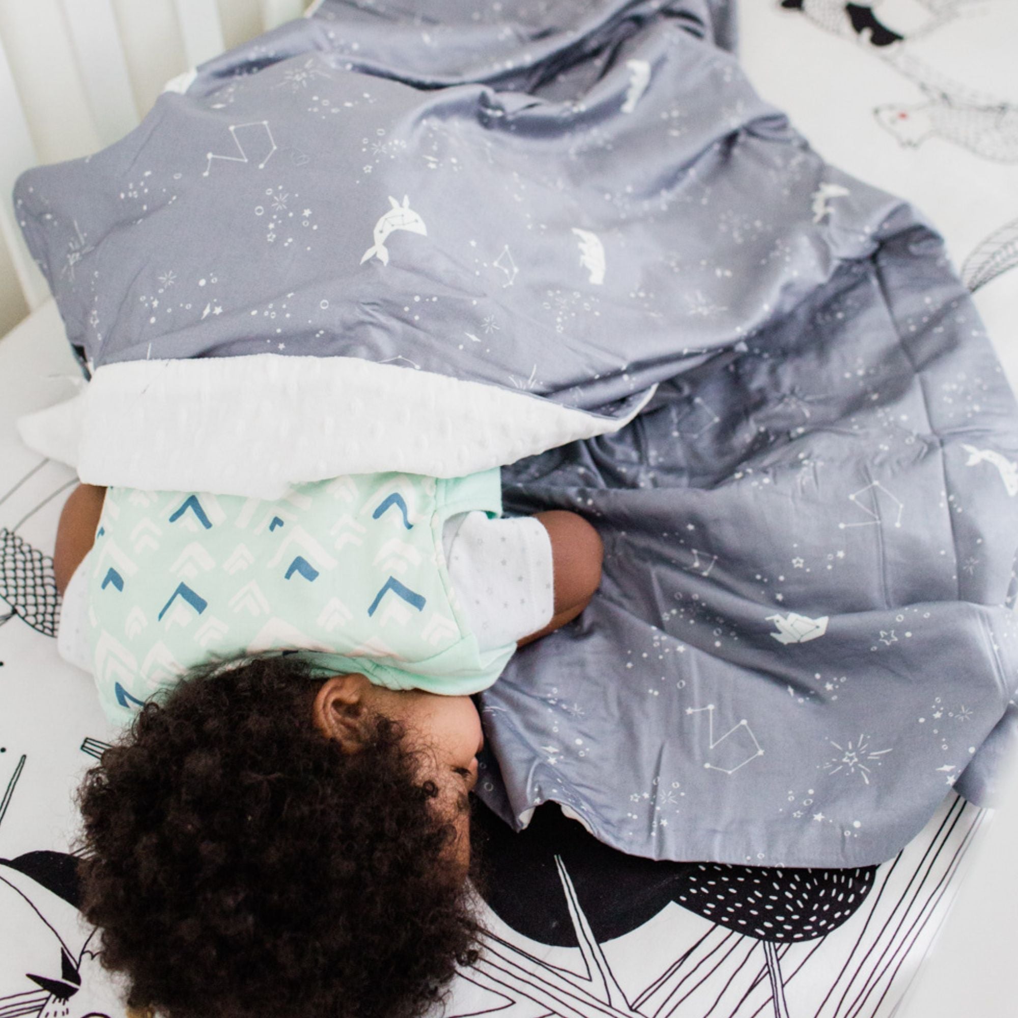 Cotton Embossed Minky Blanket - innobaby