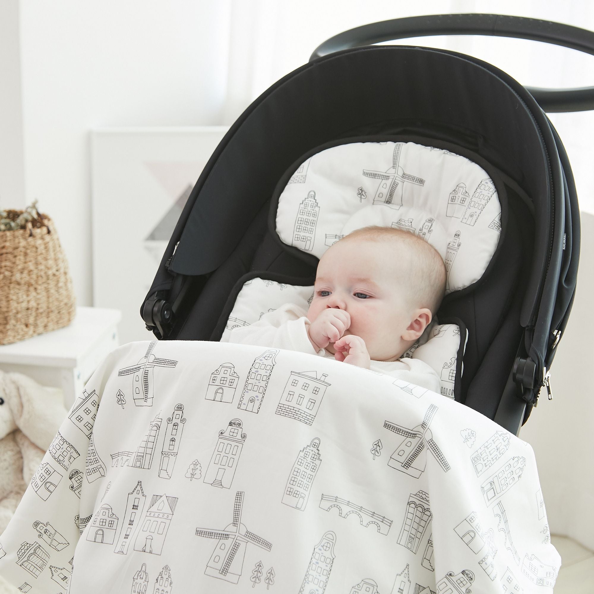 Cotton Embossed Minky Blanket - innobaby