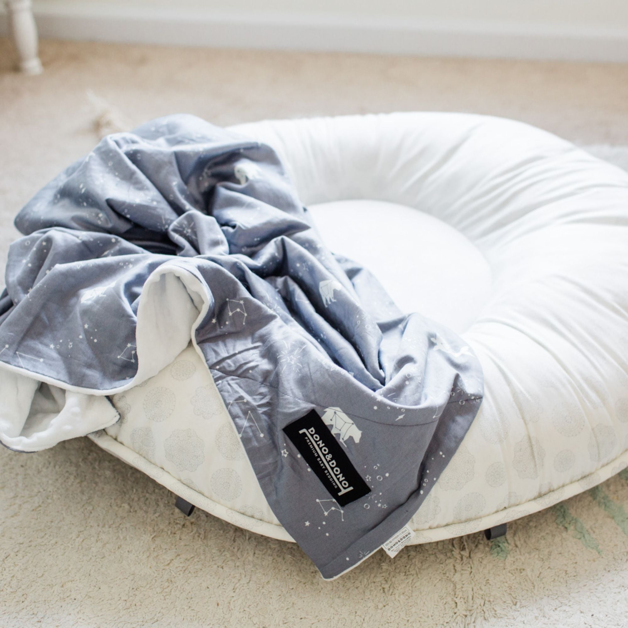 Cotton Embossed Minky Blanket - innobaby