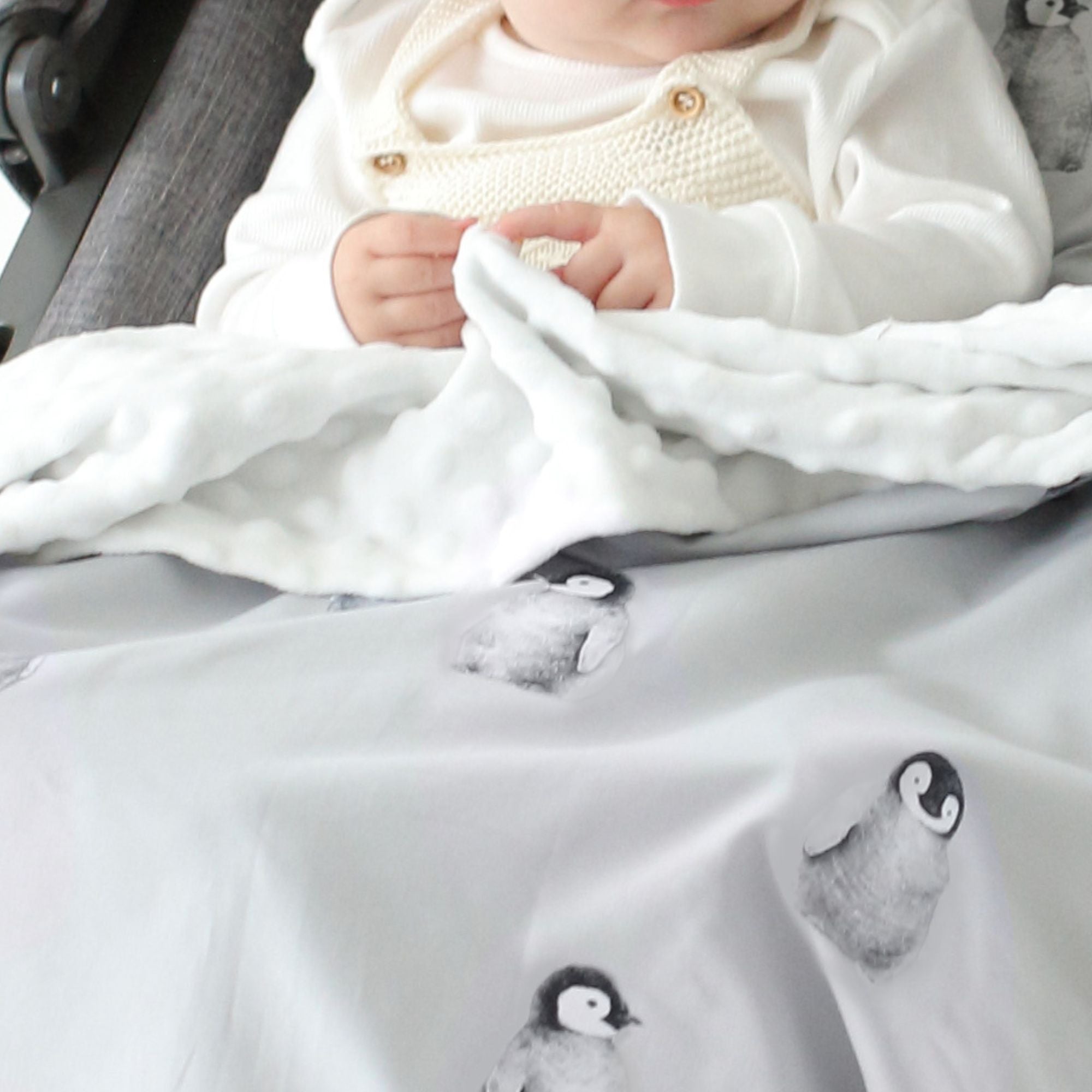 Cotton Embossed Minky Blanket - innobaby