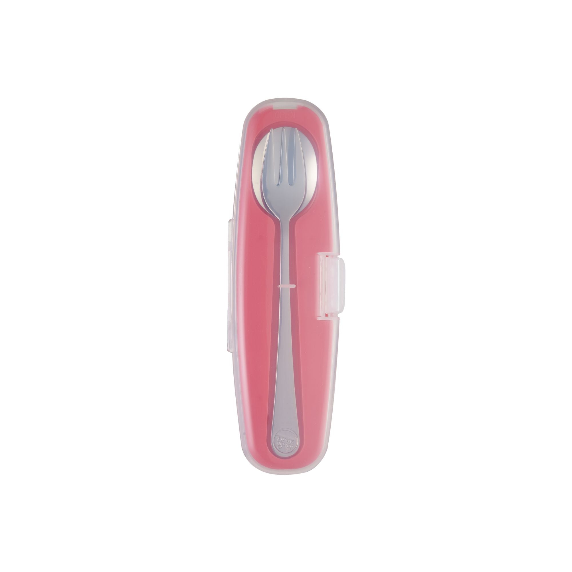 Din Din SMART All Stainless Spoon & Fork Set (Case Included) - innobaby