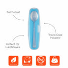 Din Din SMART All Stainless Spoon & Fork Set (Case Included) - innobaby