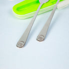 Din Din SMART All Stainless Spoon & Fork Set (Case Included) - innobaby