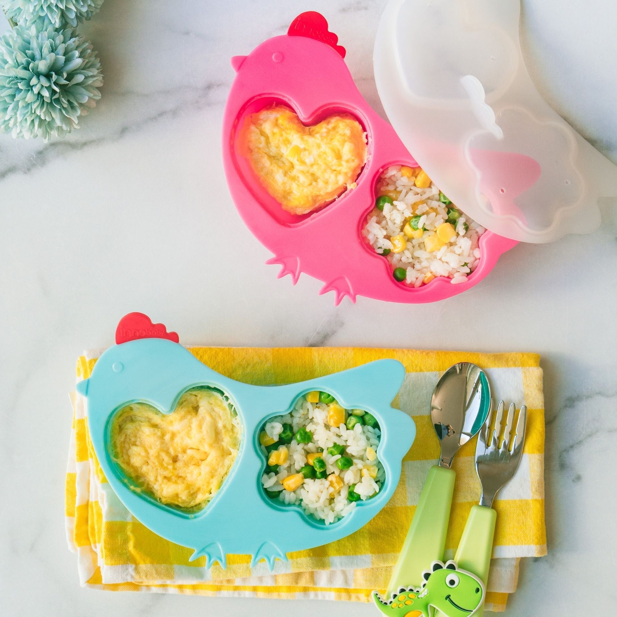 Din Din SMART Silicone Chicken Steamer - innobaby