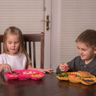 DIN DIN SMART Silicone Suction Divided Chicken Plate - innobaby