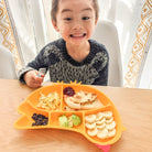 DIN DIN SMART Silicone Suction Divided Chicken Plate - innobaby