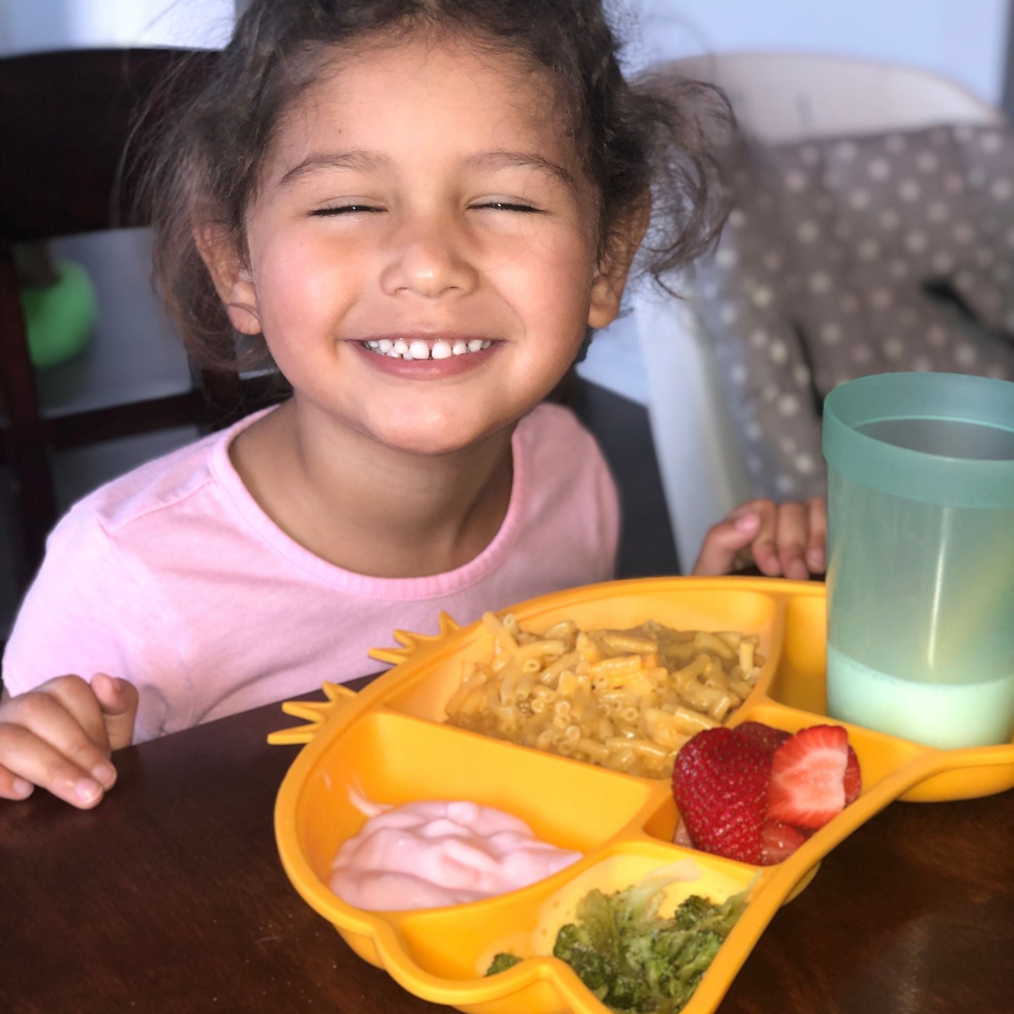 DIN DIN SMART Silicone Suction Divided Chicken Plate - innobaby