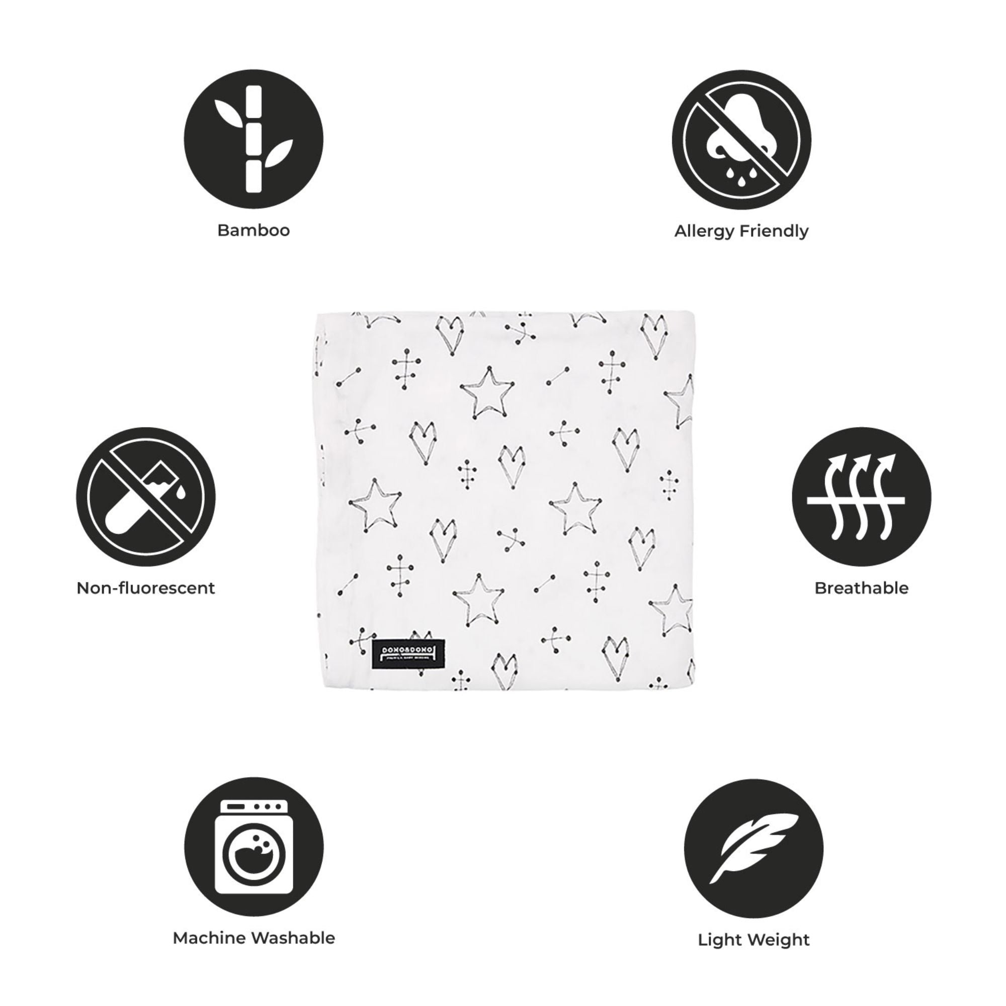 Dono & Dono Bamboo Cuddle Blanket - innobaby