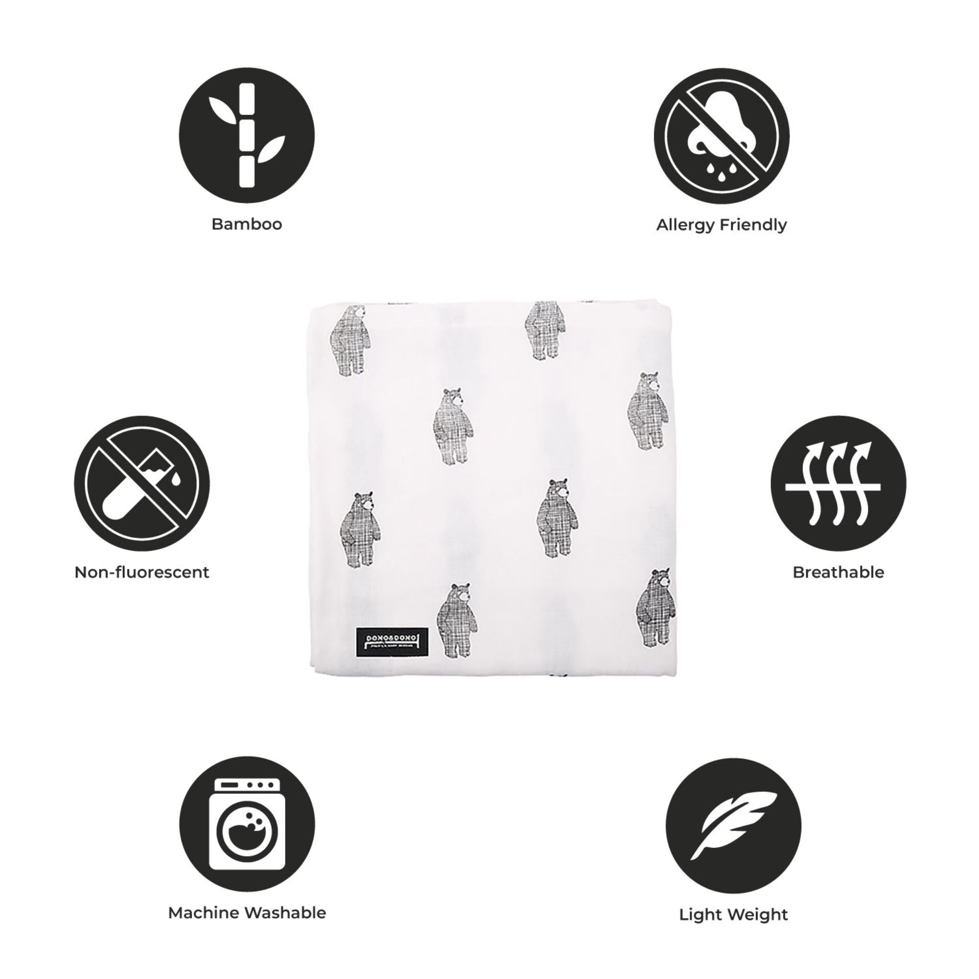 Dono & Dono Bamboo Cuddle Blanket - innobaby