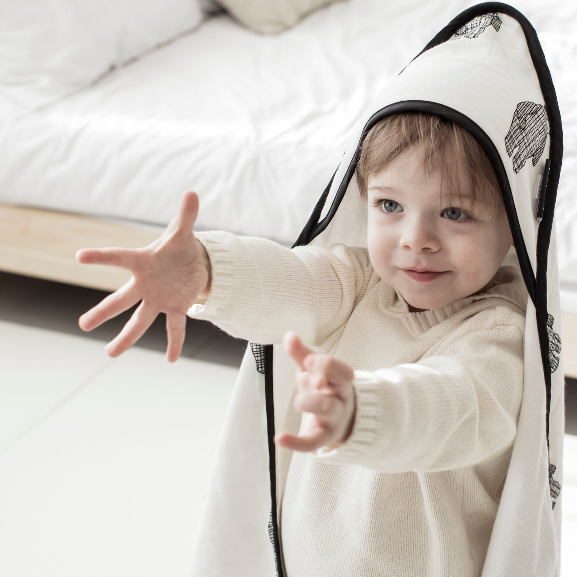 Dono & Dono Muslin Cotton Hooded Towel - innobaby
