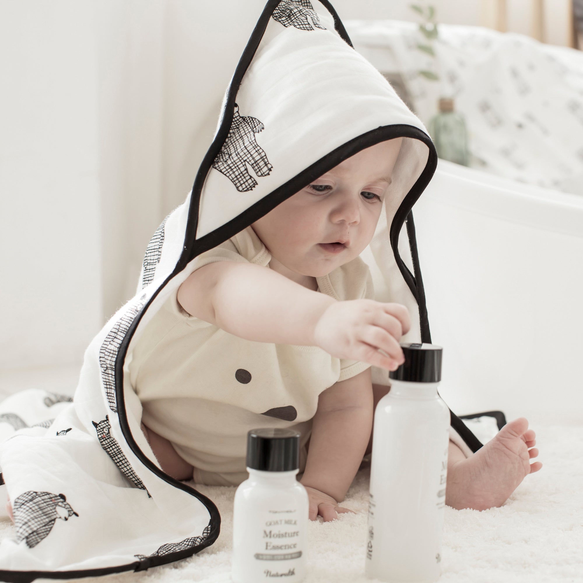 Dono & Dono Muslin Cotton Hooded Towel - innobaby