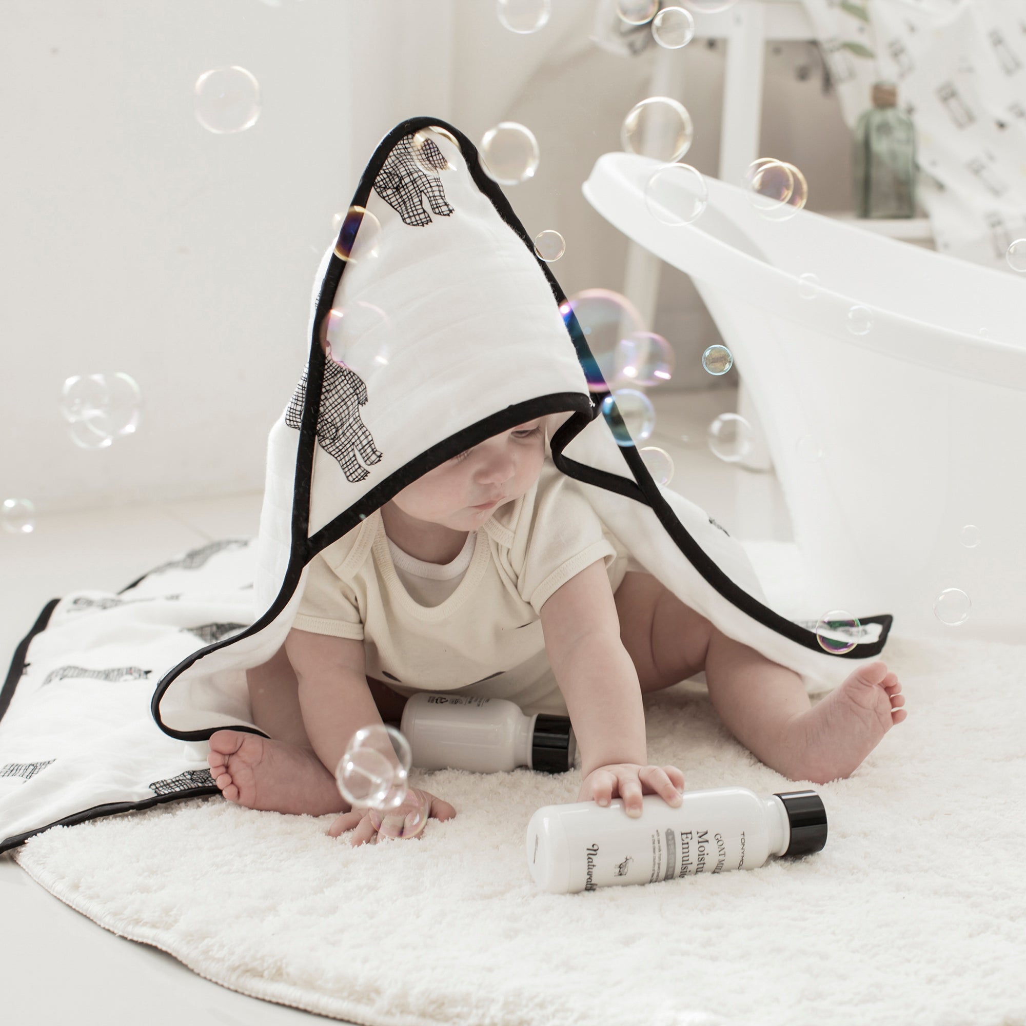 Dono & Dono Muslin Cotton Hooded Towel - innobaby