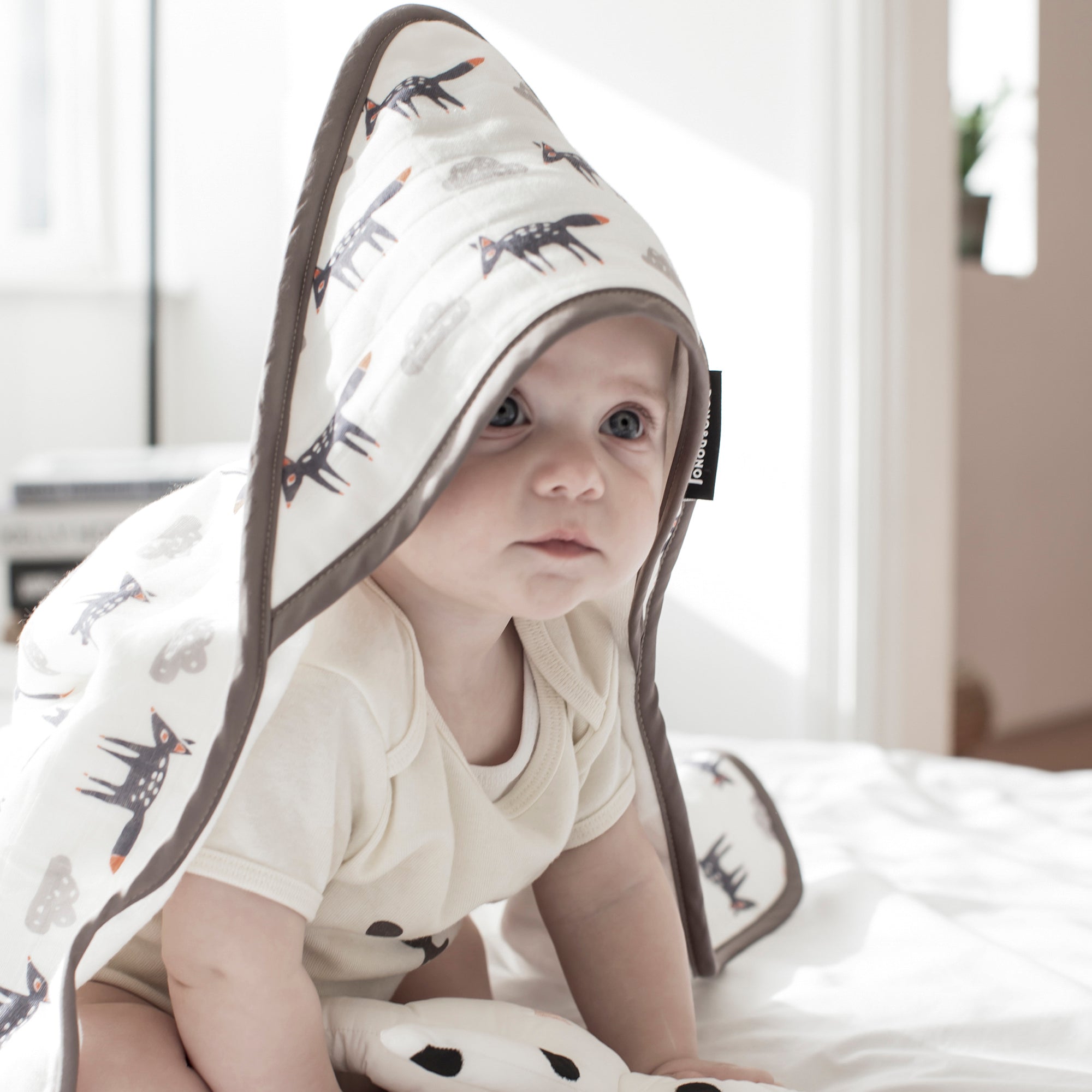 Dono & Dono Muslin Cotton Hooded Towel - innobaby