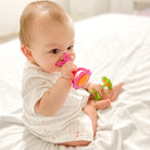 EZ Grip Flower Rattle Teether / Oral Sensory Developmental Toy - innobaby