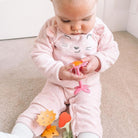 EZ Grip Flower Rattle Teether / Oral Sensory Developmental Toy - innobaby