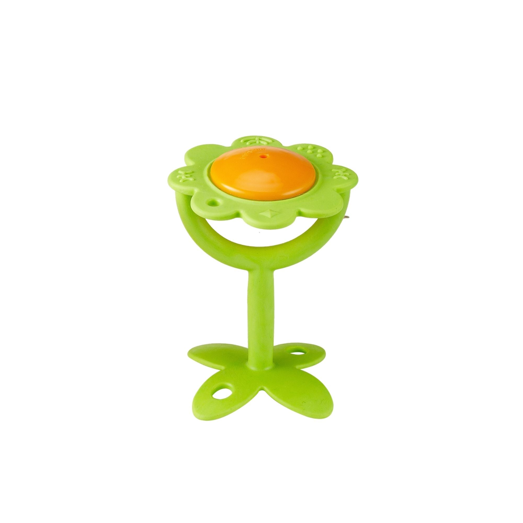 EZ Grip Flower Rattle Teether / Oral Sensory Developmental Toy - innobaby
