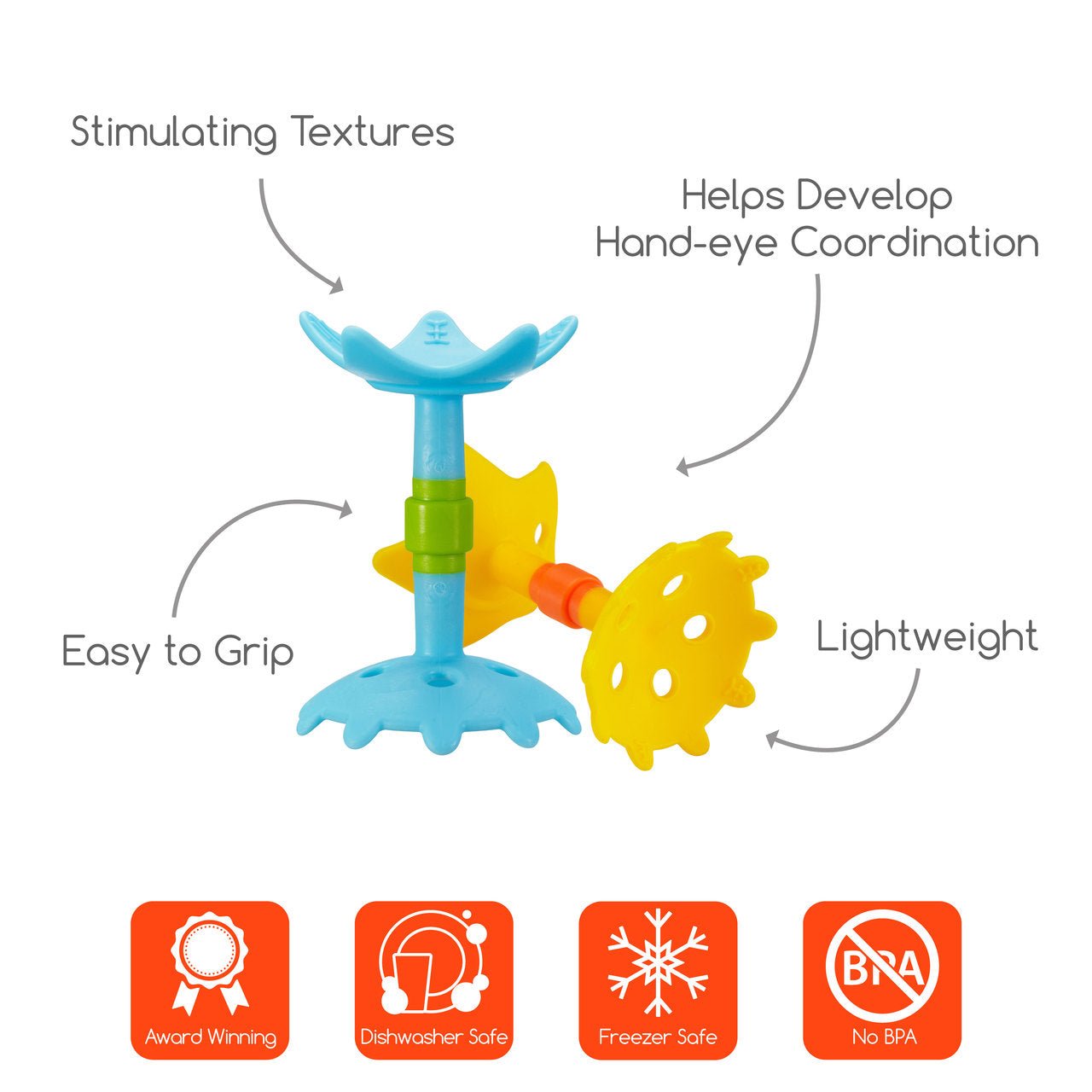 EZ Grip Star Teether / Oral Sensory Developmental Toy - innobaby