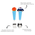 FlexWarez Kids Spoon & Fork Set w/ Charmz - innobaby