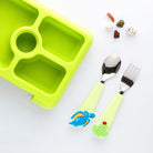FlexWarez Kids Spoon & Fork Set w/ Charmz - innobaby