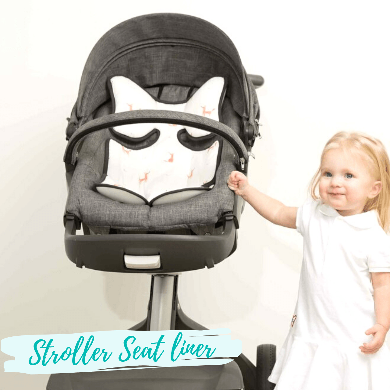 Little Fennec 3D Air Mesh Stroller Seat Liner - innobaby