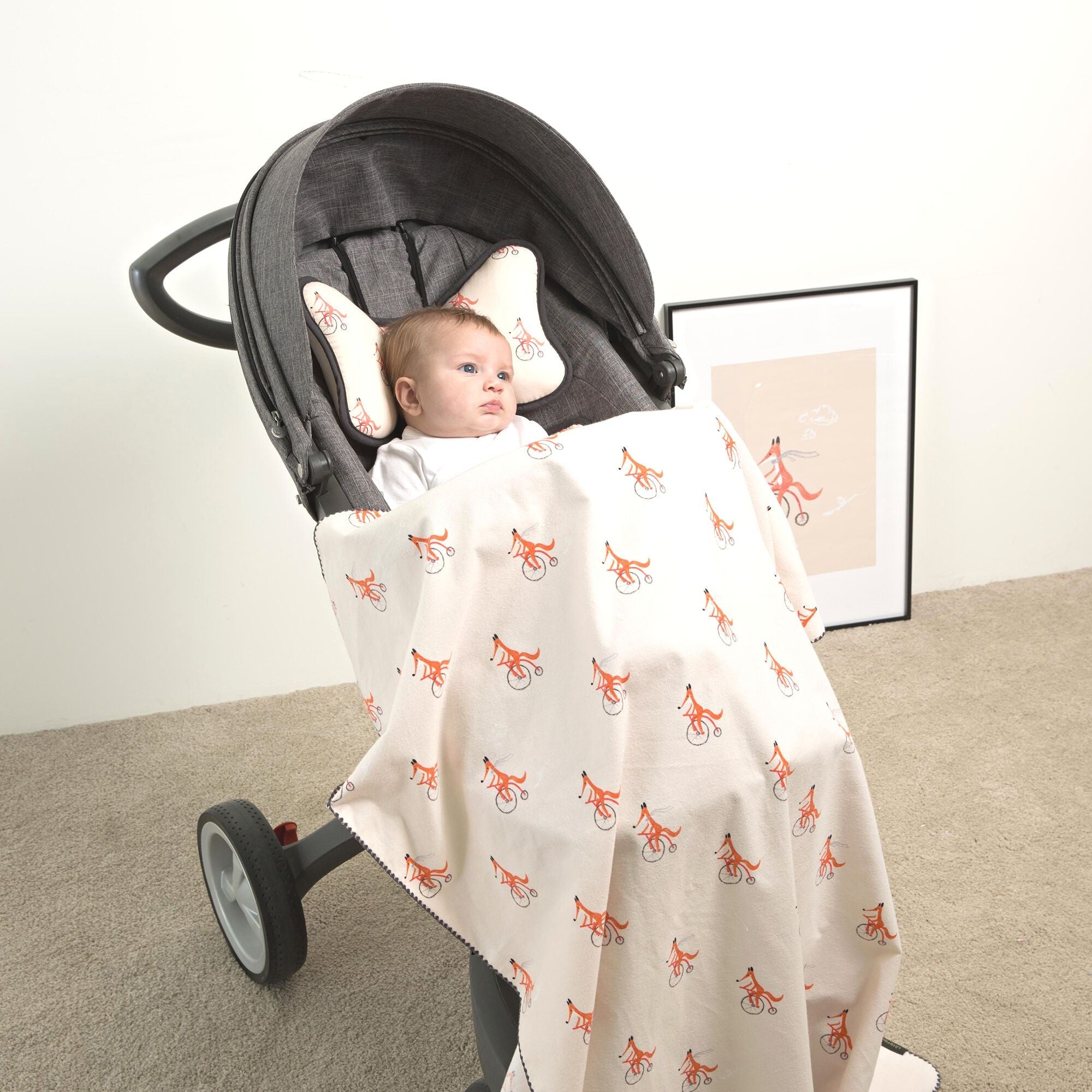Little Fennec 3D Air Mesh Stroller Seat Liner - innobaby