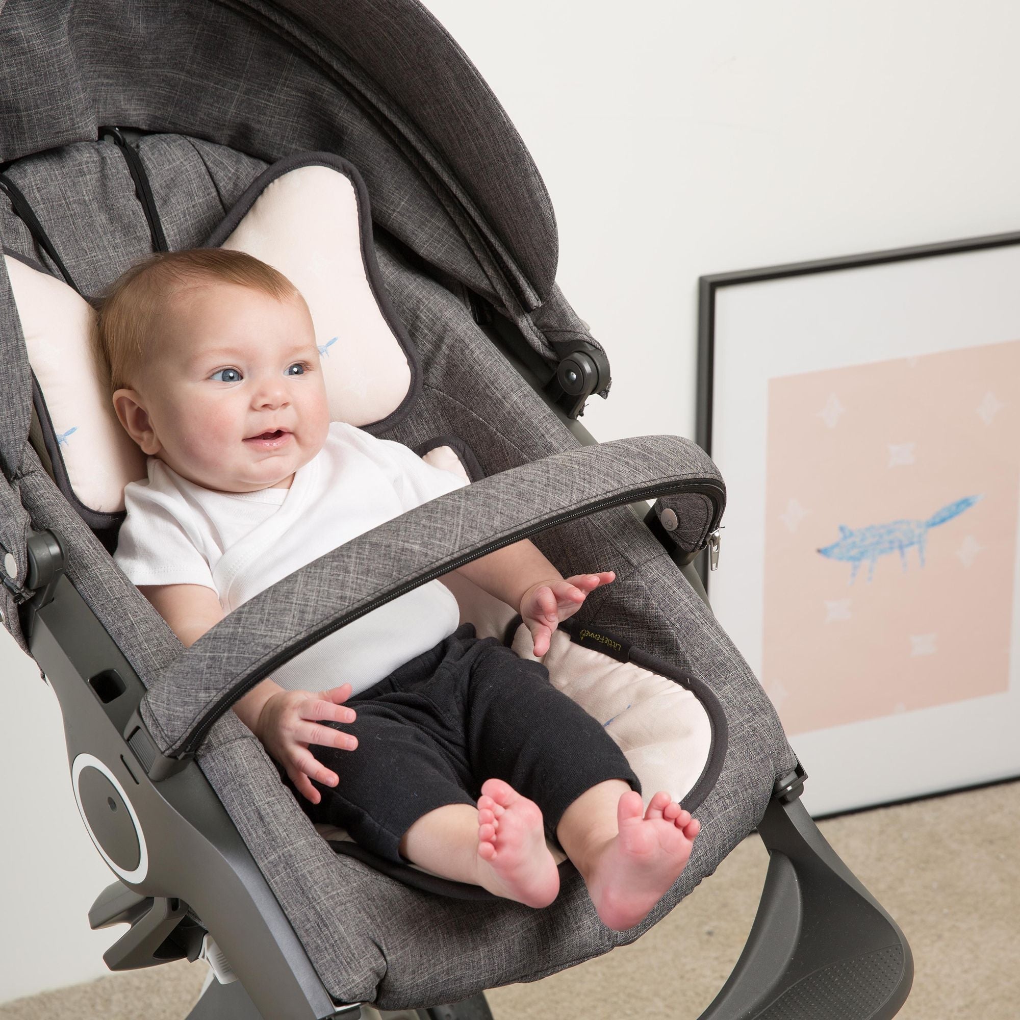 Little Fennec 3D Air Mesh Stroller Seat Liner - innobaby