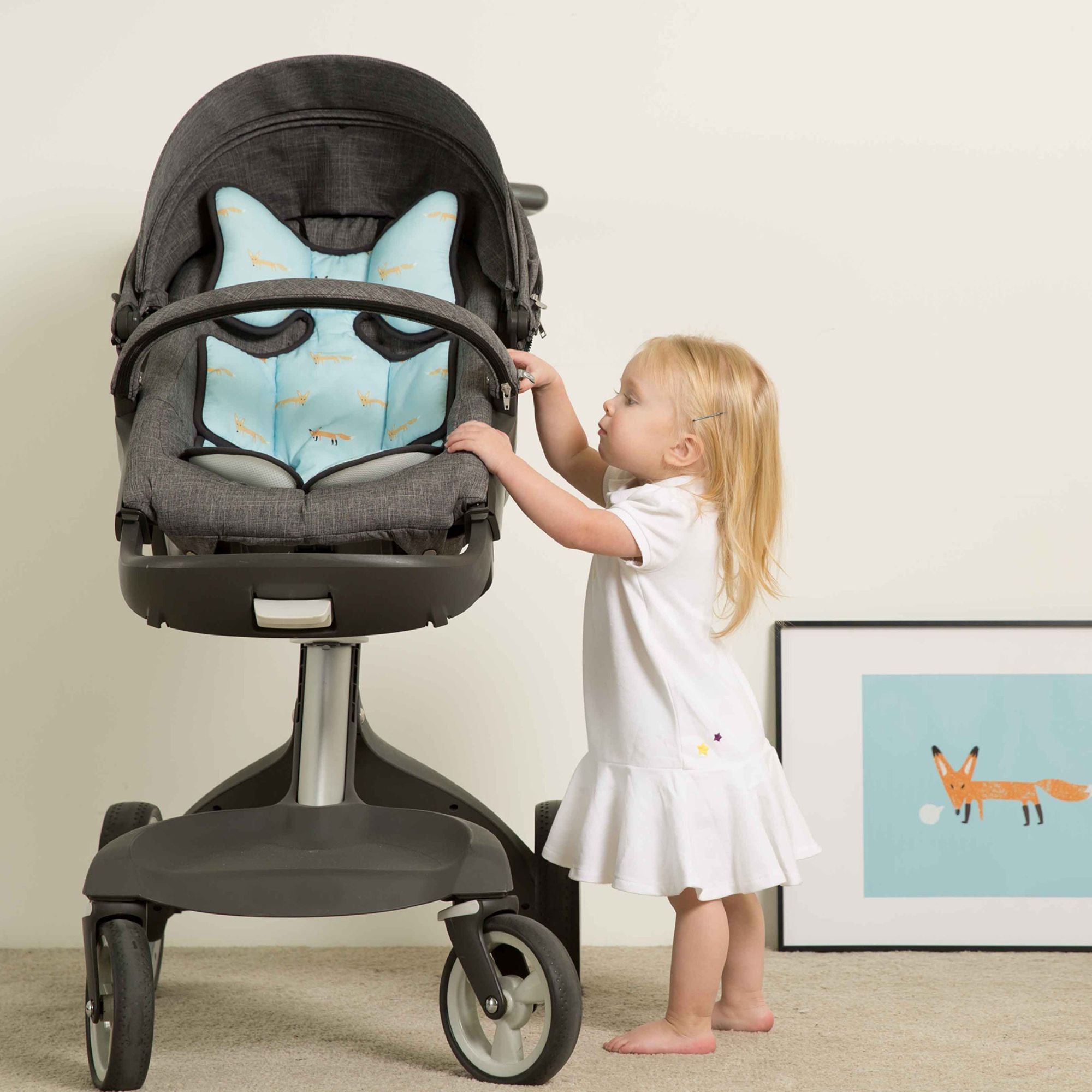 Little Fennec 3D Air Mesh Stroller Seat Liner - innobaby